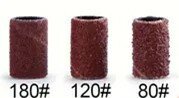 Schuurrolletjes (sanding-bands) 80/120/180 gritt 6mm &Oslash;