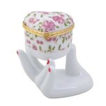 Porcelain Dappen Dish with Heart