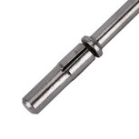 Stalen bitje voor schuur-rolletjes lengte 12mm -3mm&Oslash;