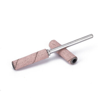 Schuurrolletjes cilinder 240gritt roze 50 st box lengte 20mm-3mm &Oslash; 