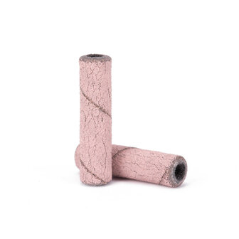 Schuurrolletjes cilinder 240gritt roze 50 st box lengte 20mm-3mm &Oslash; 