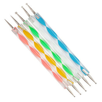 Dubbelzijdige Dottingtool set van 5 