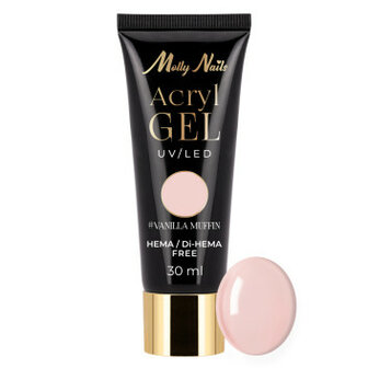 Acrylgel Molly Nails Vanilla Muffin HEMA/Di-HEMA Free 30ml