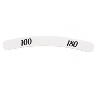 Nagelvijl boemerang wit 100/180 CU-10 Hoge kwaliteit