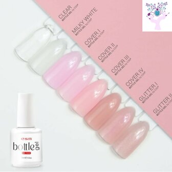 ESN Bottle Builder Gel 15ml Milky White