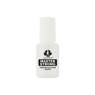 Snel drogende lijm voor tips met kwastje Master Strong Nail Glue 10 g