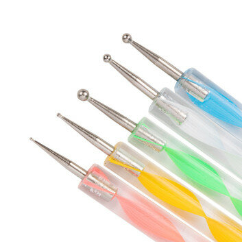 Dubbelzijdige Dottingtool set van 5 