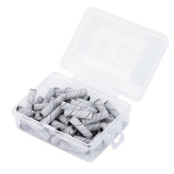Schuurrolletjes cilinder 180gritt grijs 50 st box lengte 20mm-3mm Ø