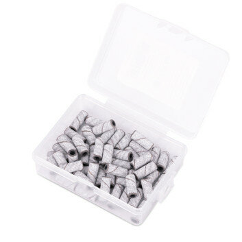 Schuurrolletjes cilinder 180gritt grijs 50 st box lengte 13mm- 3mm Ø