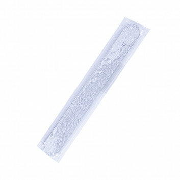 Vervangende schuurpads, voor rechte metaalvijl (zebrakleur), korrel 240, 10 stuks.